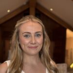 Elopement Bride at Storrs Hotel Boathouse with glowing skin, softly defined eyes and natural pink bridal makeup.